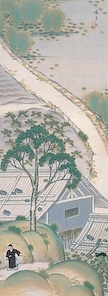 中村岳陵《水邊佳趣》